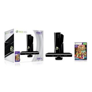 SEALED Xbox 360 Console 250 GB Kinect Bundle with Kinect Adventures