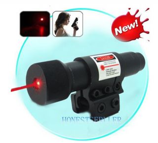 650nm Red Laser Gun Optics Sight for Pistols Gun Weaver Mount Red Dot