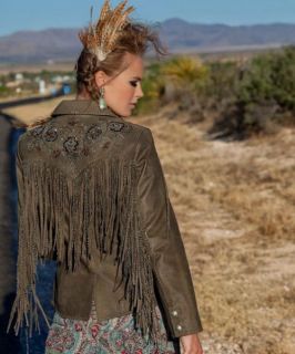 Great Deal Double D Ranch Fall Terlingua Leather Jacket XS