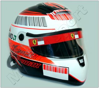 Kimi Raikkonen F1 2007 Schuberth RF1 Replica Helmet Scale 11. Real