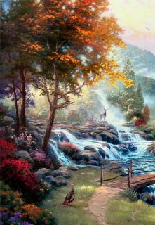 Paradise 18x27 Gallery Proof Limited Edition Thomas Kinkade Lithograph