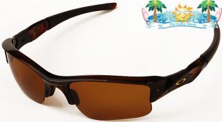 New Oakley Sunglasses Flak Jacket XLJ Polished Rootbeer Polarized 26