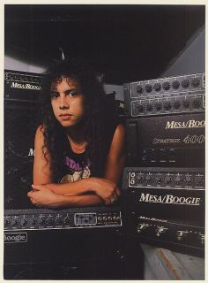 1989 Metallica Kirk Hammett Mesa Boogie Strategy 400 Amps Photo Print