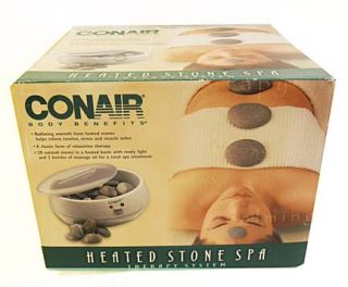 Heated Stone Spa Relaxation Therapy Hot Rocks Body Massage System NIB