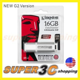 Kingston 16GB DataTraveler Ultimate USB 3 0 Gen 2 Flash Pen Drive