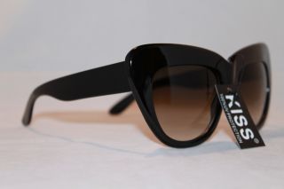 Huge Kiss Cateye Sunglasses So A Ford Able Extra Large Brown or Black