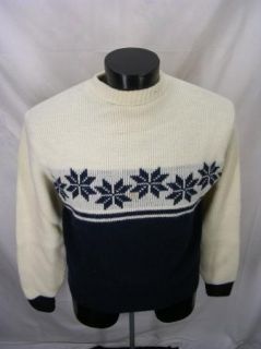 Ugly Christmas Snowflake Kingsport Sweater L 46 Crewneck