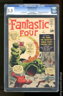 Fantastic Four 1961 1st Series 1 CGC 3 5 0193000001