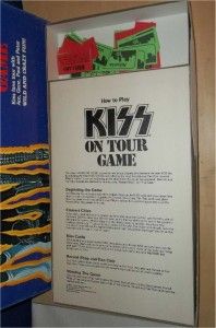 Vintage Kiss on Tour Board Game Gene Paul Peter Ace 1978