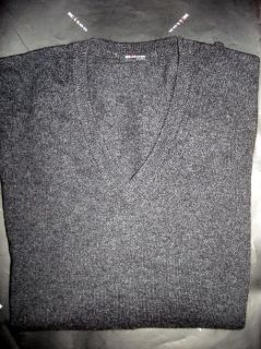 KITON Napoli Sweater DarkGray 100 Cashmere Size 40 R 50 Euro Size New