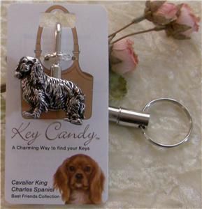 Cavalier King Charles Dog Key Locator Finder Purse Hook