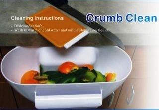 Crumb Clean Space Saver Kitchen Peelings Waste Crumbs Scrap Trap