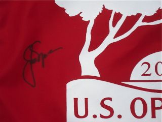 Jack Nicklaus Autographed US Open Golf Flag w Proof