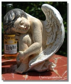 Angel Wings Art Statue Cherub Cottage Chic Cute Nymph Winged Sculpture