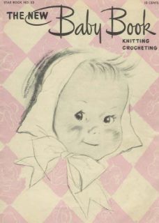 Vintage Baby Crochet Knitting Books 264 Patterns