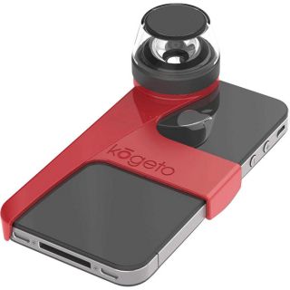 Kogeto Dot Panoramic Video Lens for iPhone 4 and 4S Red