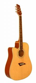 Kona K1EL Left Handed Cutaway Acoustic Electric Guitar