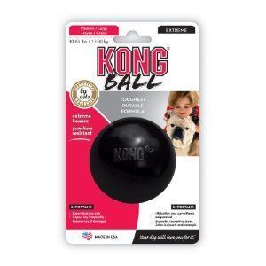 Kong Extreme Rubber Ball Dog Fetch Tough Chew Toy Medium Large UB1
