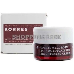 Korres Wild Rose 24 Hour Moisturising Cream SPF6 40ml 5203069013621