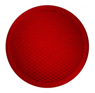 Kopp Glass Red 12 inch Wide Angle Traffic Light Lens