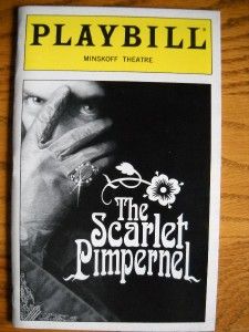 Playbill The Scarlet Pimpernel Terrence Mann Doug Sills