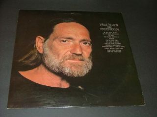 Willie Nelson Sings Kristofferson  Columbia Records AL 36188 Stereo
