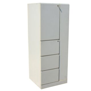 64 White Knoll cabinet. Features two top shelves, three bottom