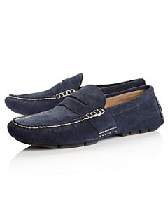 Polo Ralph Lauren Telly suede penny loafers Navy   