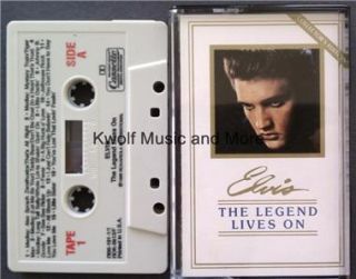Elvis The Legend Lives on 2 Tape Set Cassette