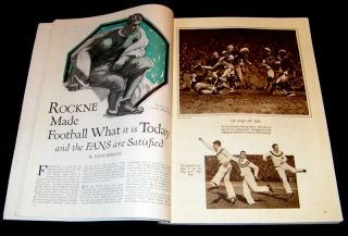 Knute Rockne 1929 Made Football What It Is Today Notre Dame Pictorial