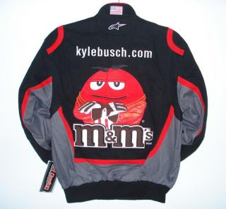 2010 NASCAR Kyle Busch M M Kids Youth Cotton Jacket XL