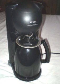 Krups Type 197 Aroma Control Coffee Maker with Thermal Carafe Black