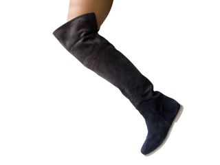 New $645 Bettye Muller Over Theknee Tall Flat Boots Soft and