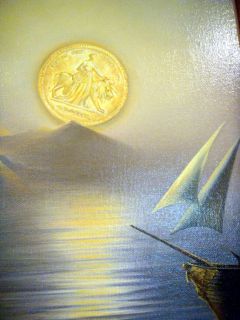 Vladimir Kush Treasure Island Original Painting on Canvas offers