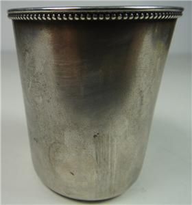 Silver Cup Beaker 1895 Gilded Engraved LH 84 Kozak Cossack USA
