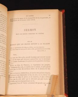 C1890 Massillon Oeuvres Sermons Petit Careme French