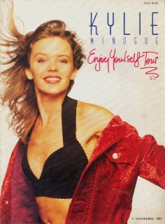 Kylie Minogue 1990 Enjoy Your Self Tour Poster Program
