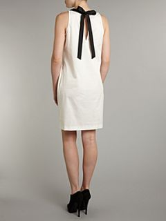 Love Moschino Shift dress with charm neck White   