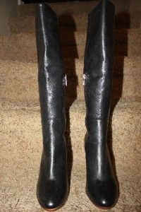 Pour La Victoire Imari Stove Pipe Boots in Black Womens Size 8 5 New