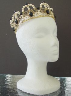 Original Tiara Headpiece Hat Headress 4 Renaissance Medieval Dress