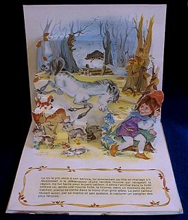 Pop Up Book French Childrens Brave Little Tailor 1982