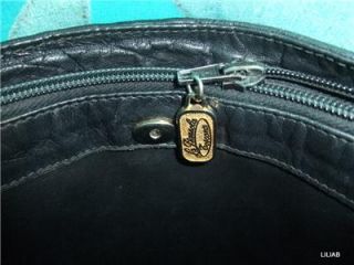 La Piazzola Toscana Italy Intrecciato Woven Leather Shoulder Hand Bag