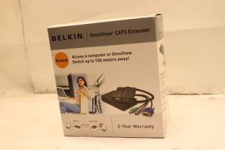 Belkin OmniView CAT5 KVM Extender F1D084 Ver 2