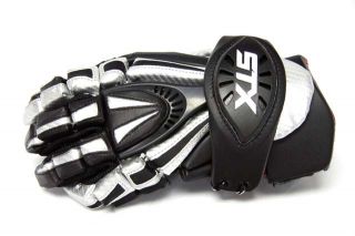 New STX Shogun Lacrosse Lax Goalie Gloves Pads Black 13