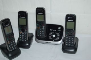 Panasonic KX TG6524 SK Cordless Phone Answering System DECT 6 0 Plus