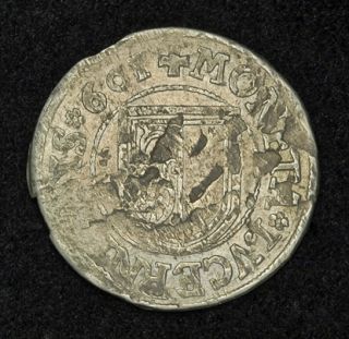 1601 Swiss Cantons Luzern Silver 3 Kreuzer Groschen Coin VF