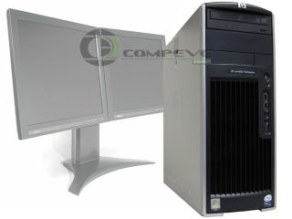 HP XW6600 Workstation Quad Core 2 66GHz 6GB 80GB Trading 4 Monitor
