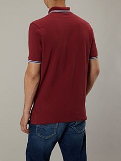 Fred Perry Twin tipped 60 year anniversary polo shirt Maroon   