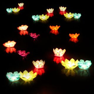Chinese Lanterns Wishing Water Lantern Light Paper 8 Colors