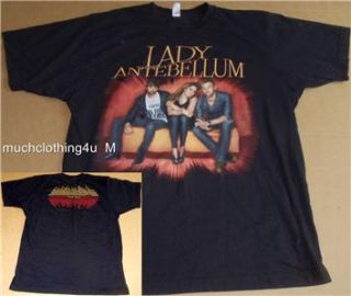 Adult Lady Antebellum 2 Sided Concert Tour 2010 Shirt L Large Need You